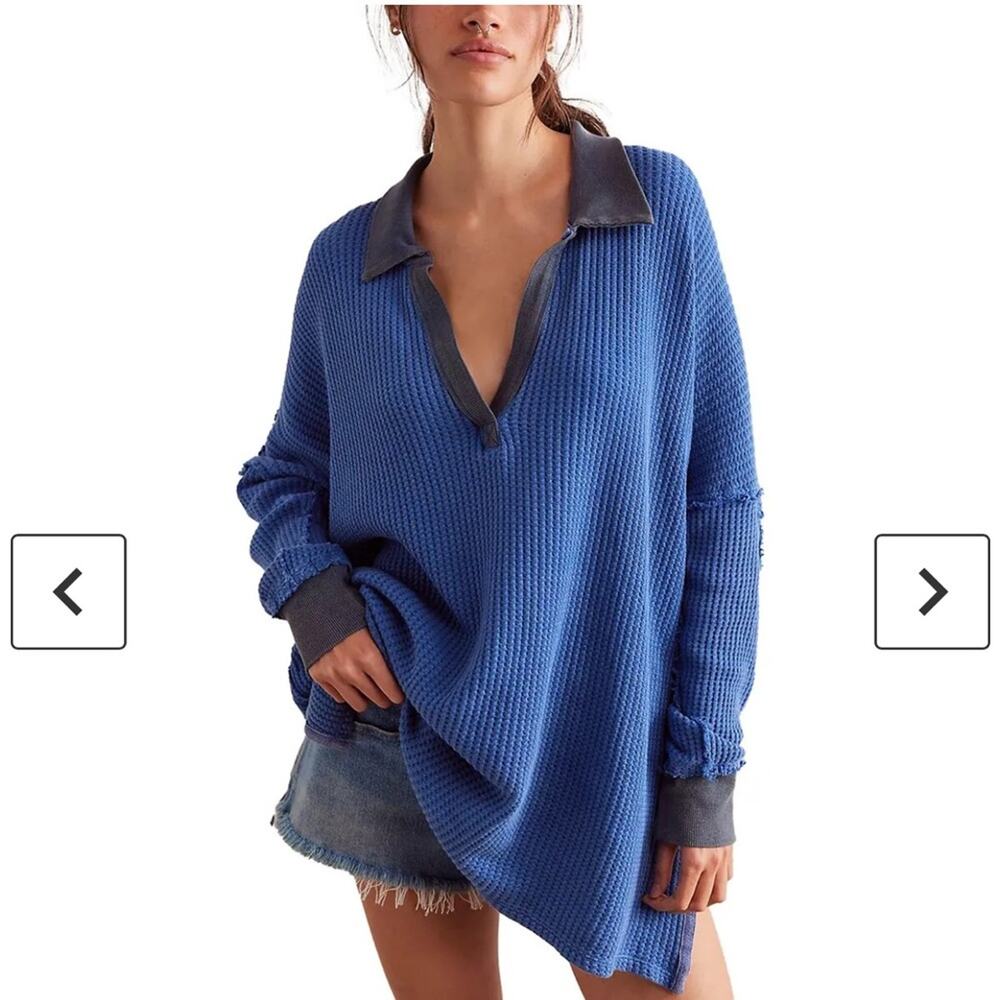 Free People, We The Free Travis Polo